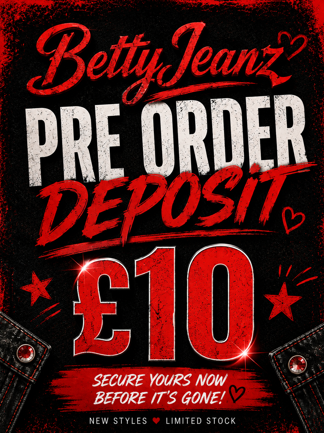 Bettyjeanz Pre Order Deposit