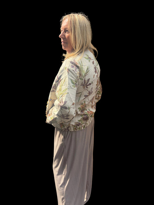 Annie appliqué jacket