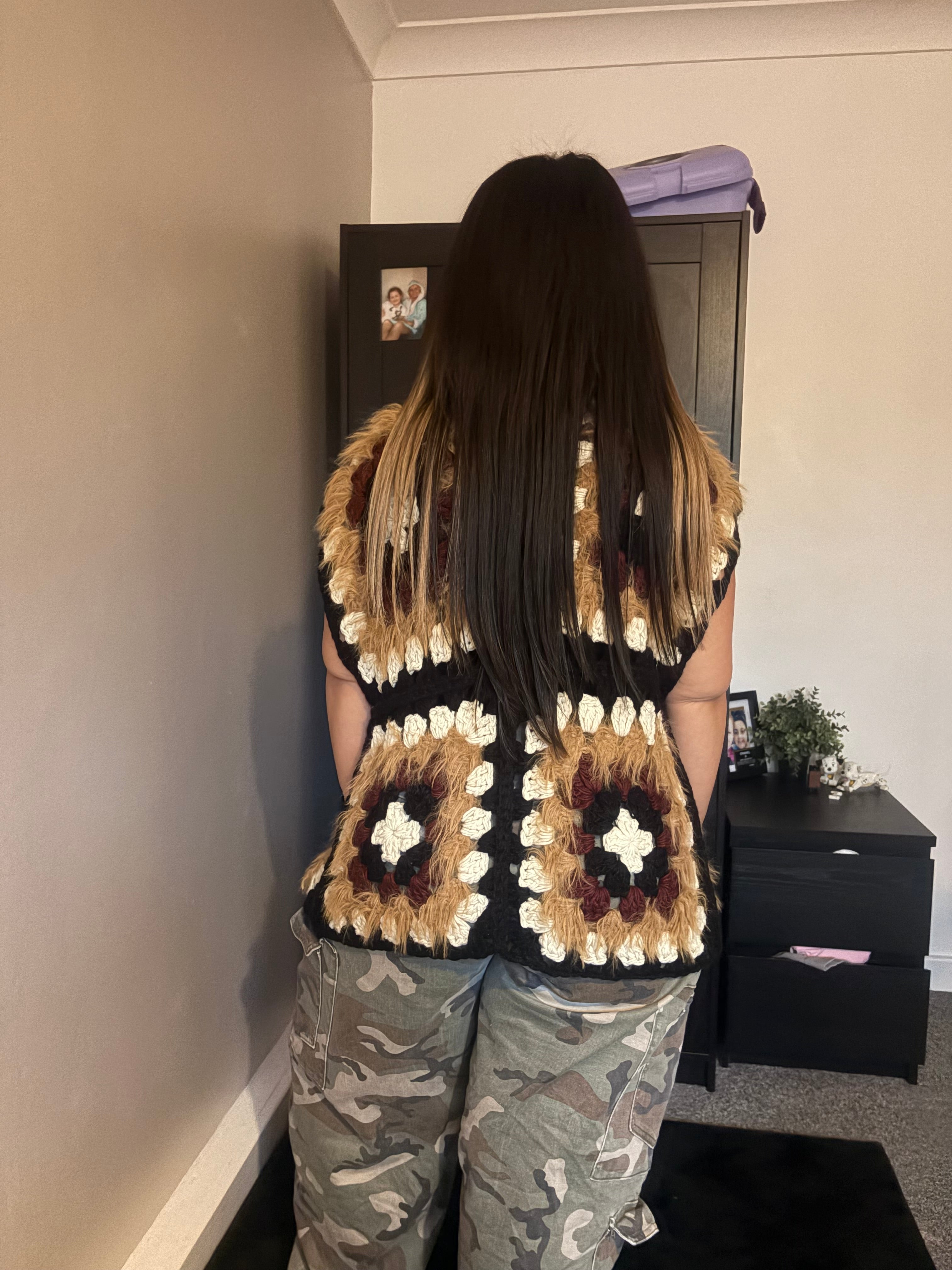 Kitty hand knitted gilet