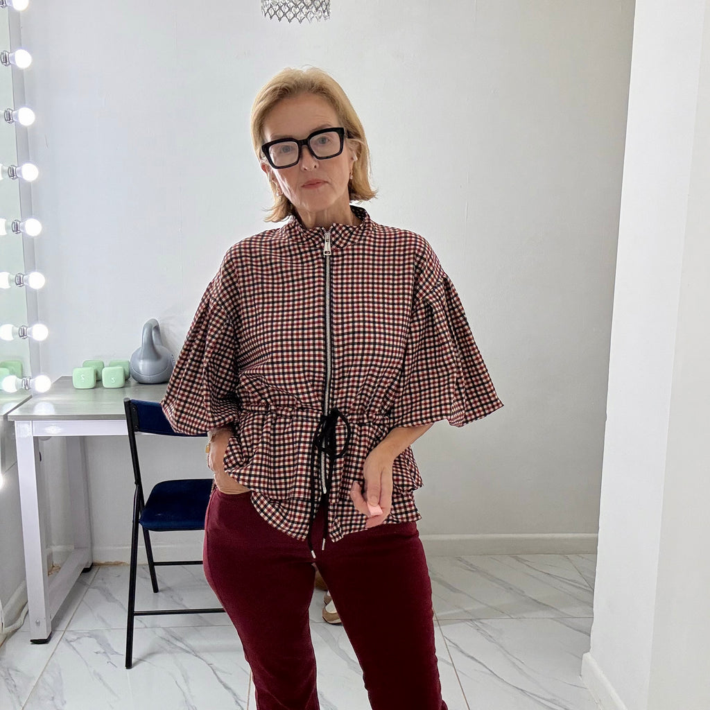 Paula peplum jacket