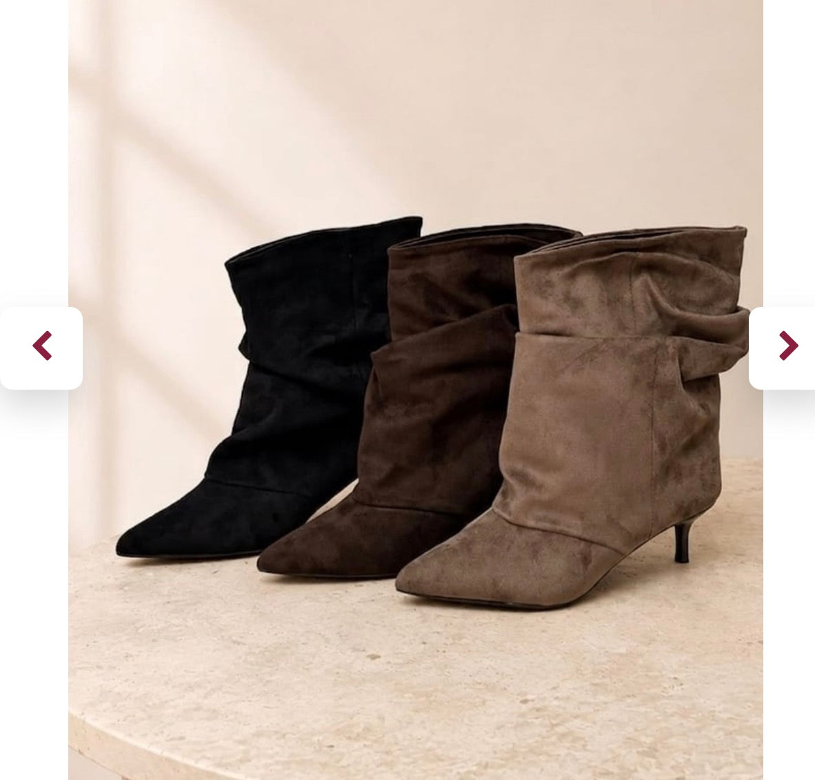 Zara suede boot