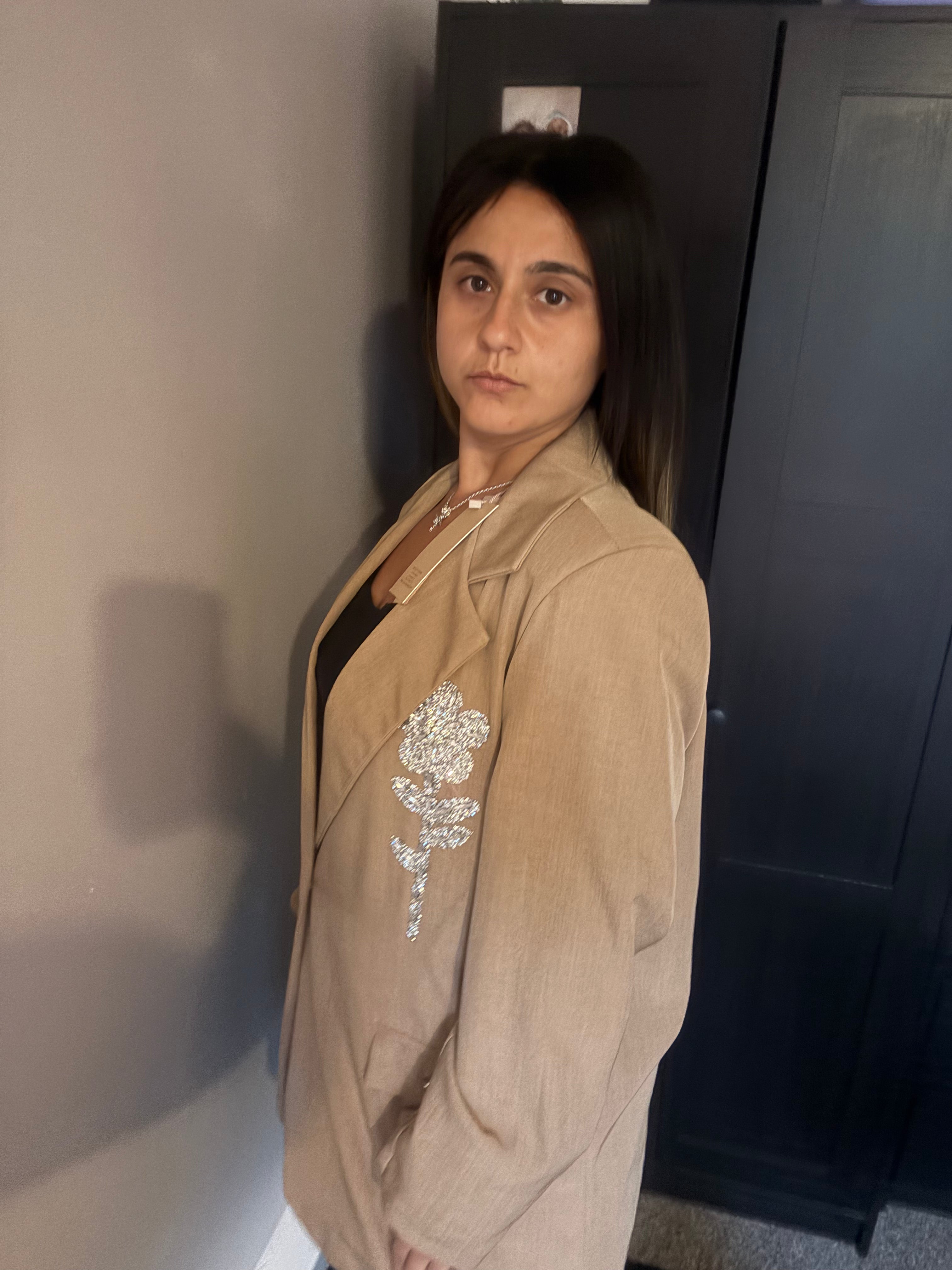 Zeto diamanté blazer