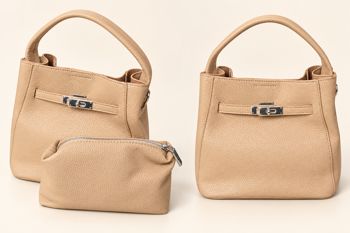 Zanna 2 piece cream bag